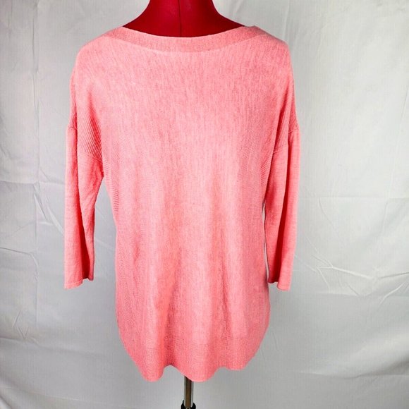J. Jill Tops - J.Jill Pink 3/4 Sleeve Blouse Stretchy - Petite S - PS